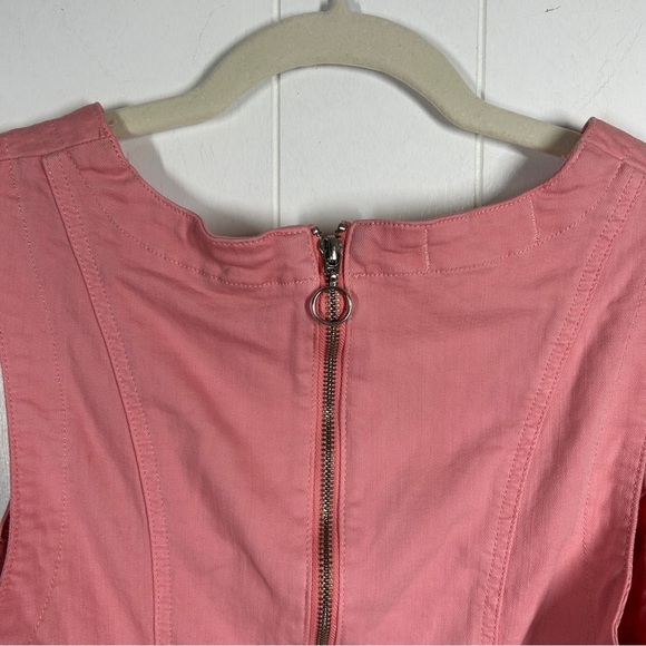 PacSun Pink Denim Cut Out Barbiecore Mini Dress Small - Picture 5 of 7